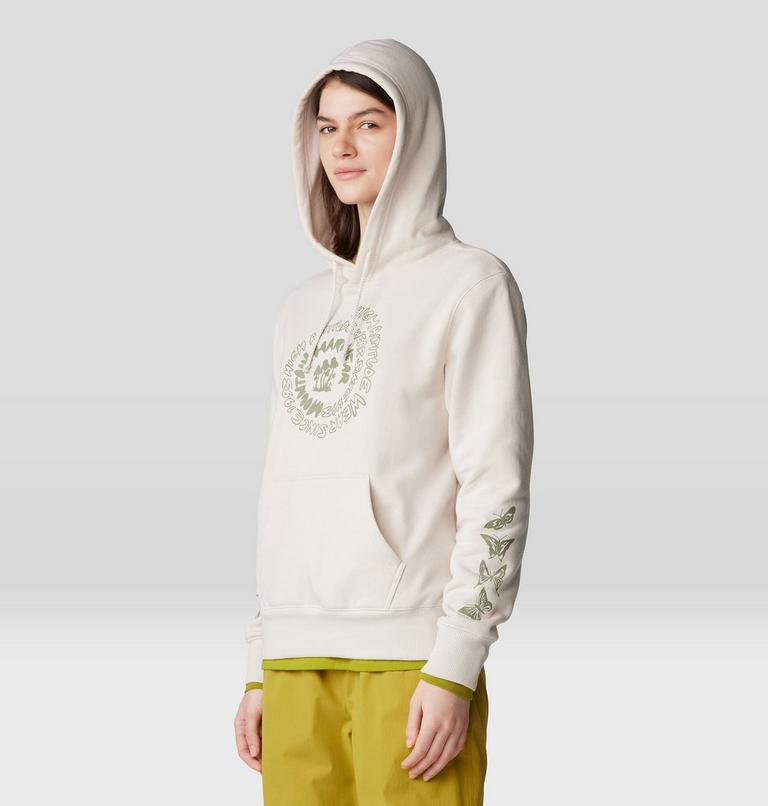 Women's Type Swirl Pullover Hoody, Color: Talc, image 6