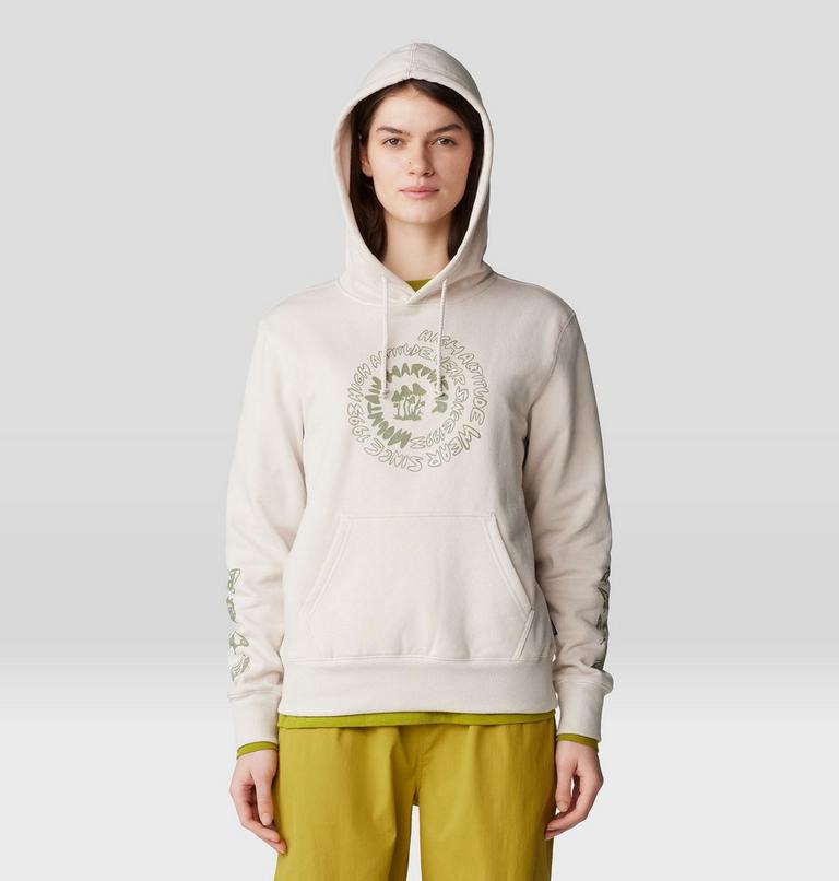 Women's Type Swirl Pullover Hoody, Color: Talc, image 7