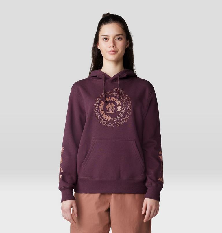 Women's Type Swirl Pullover Hoody, Color: Blackberry, image 5