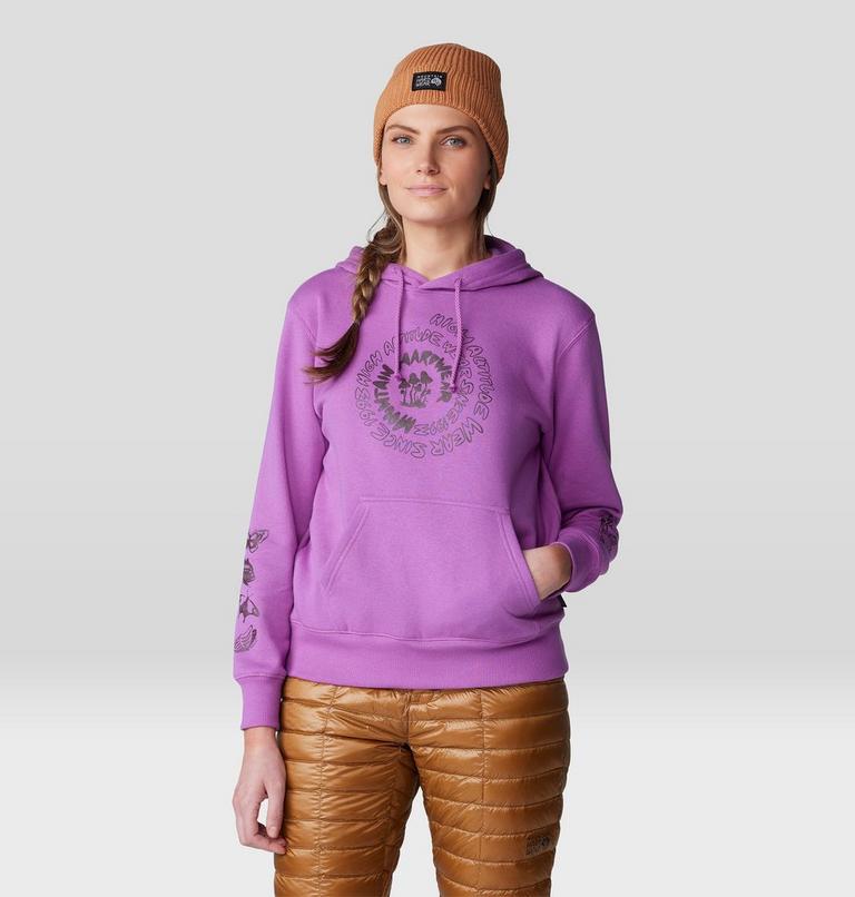 Women's Type Swirl Pullover Hoody, Color: Lilac Glow, image 6