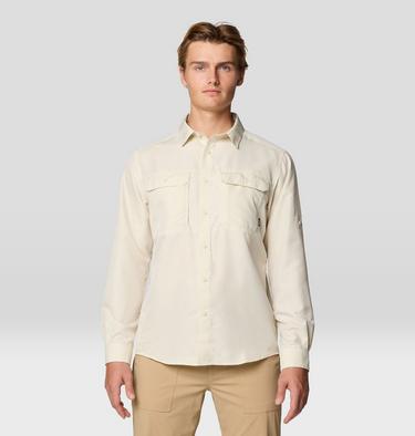 Men's Canyon Long Sleeve Shirt, Color: Stone, image 7