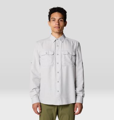 Men's Canyon Long Sleeve Shirt, Color: Light Dunes, image 9