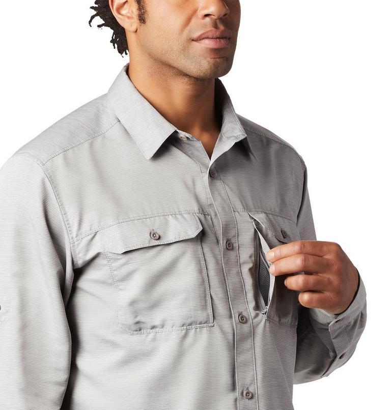 Men's Canyon Long Sleeve Shirt, Color: Manta Grey, image 4
