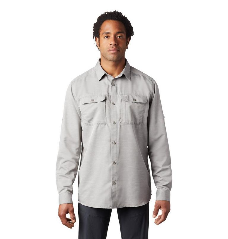 Men's Canyon Long Sleeve Shirt, Color: Manta Grey, image 1
