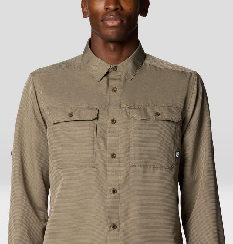 Men's Canyon Long Sleeve Shirt, Color: Tierra, image 7