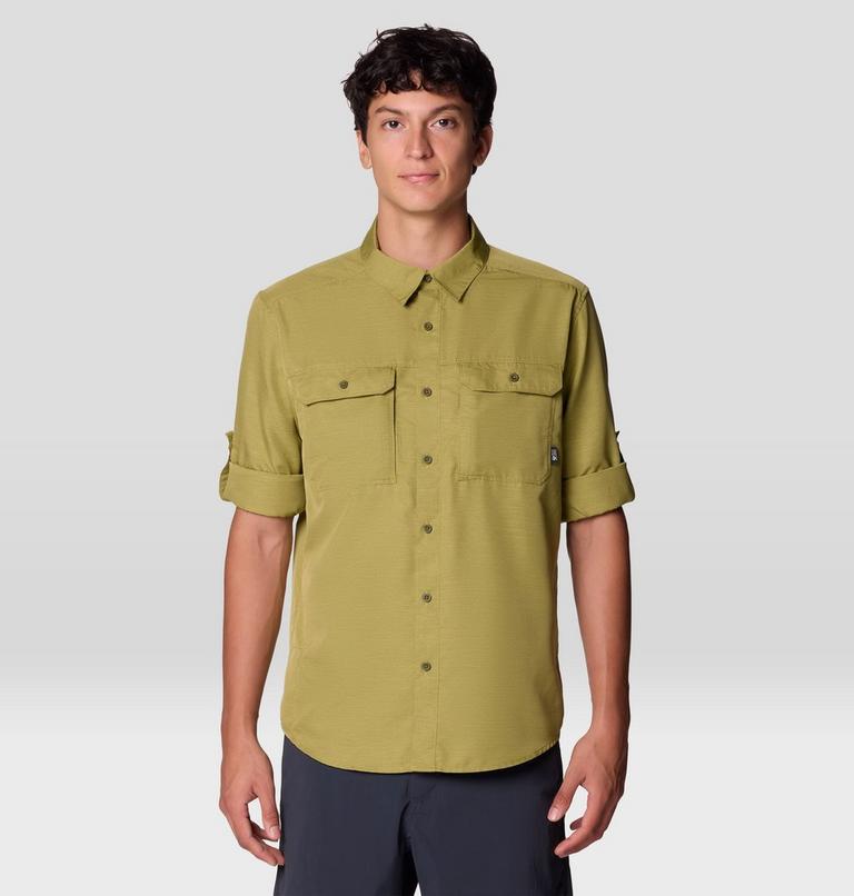 Men's Canyon Long Sleeve Shirt, Color: Bright Fatigue, image 5