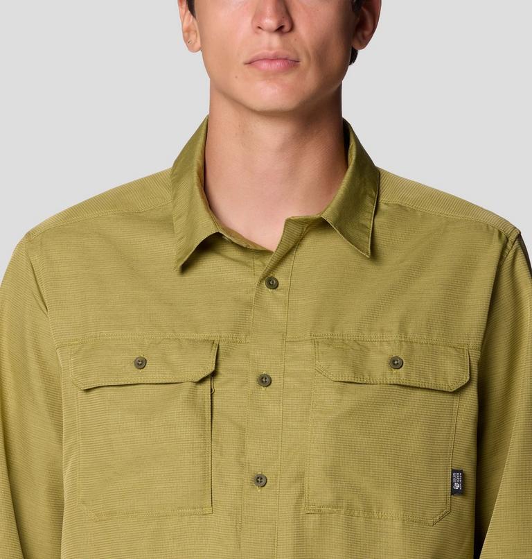 Men's Canyon Long Sleeve Shirt, Color: Bright Fatigue, image 7