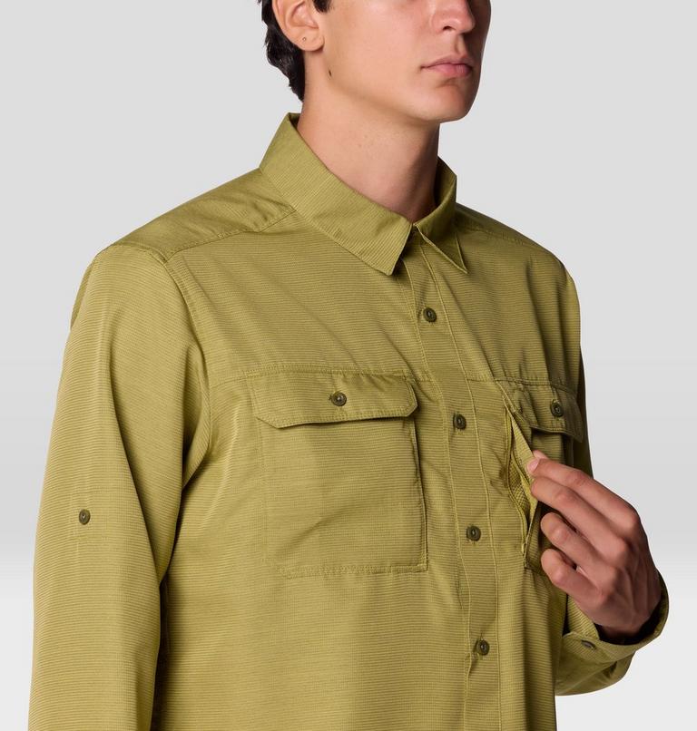 Men's Canyon Long Sleeve Shirt, Color: Bright Fatigue, image 8
