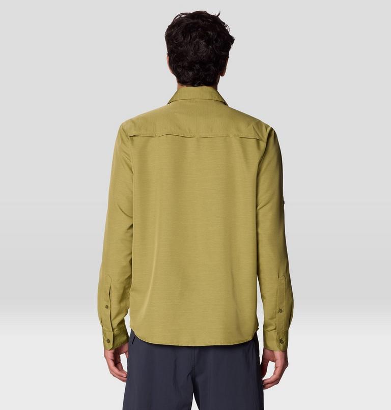 Men's Canyon Long Sleeve Shirt, Color: Bright Fatigue, image 3