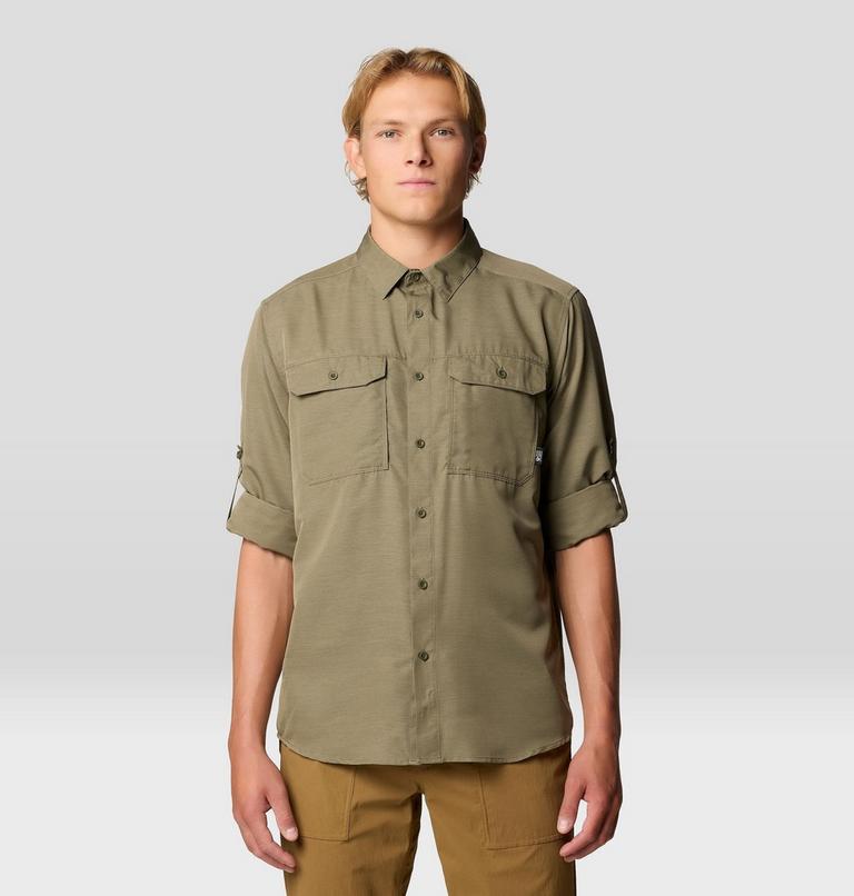 Men's Canyon Long Sleeve Shirt, Color: Stone Green, image 8