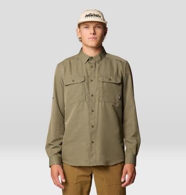 Men's Canyon Long Sleeve Shirt, Color: Stone Green, image 5