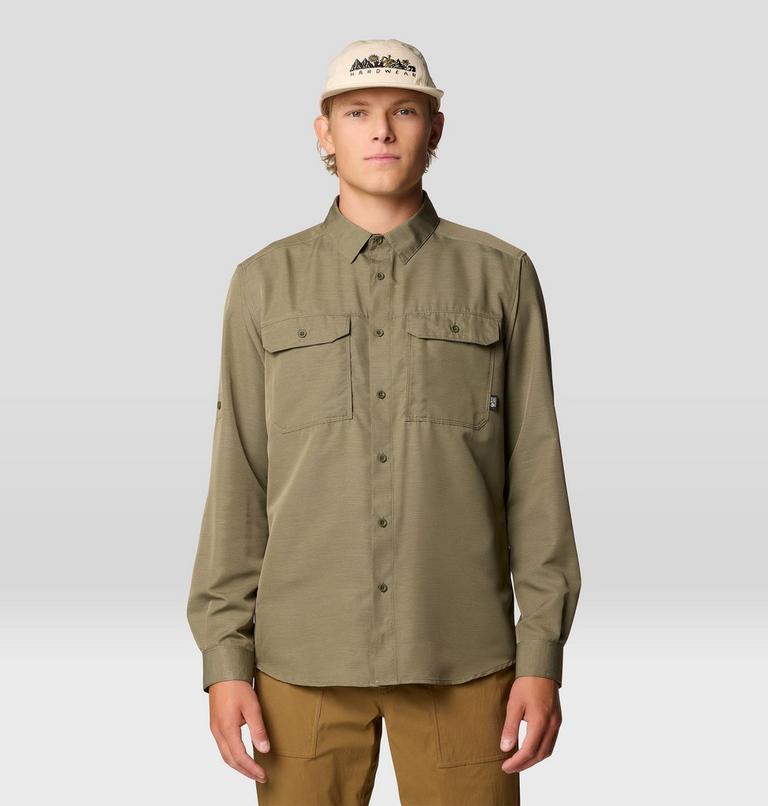 Men's Canyon Long Sleeve Shirt, Color: Stone Green, image 1