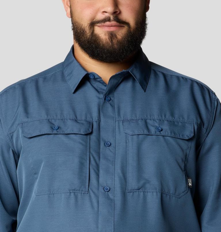 Men's Canyon Long Sleeve Shirt, Color: Zinc, image 12
