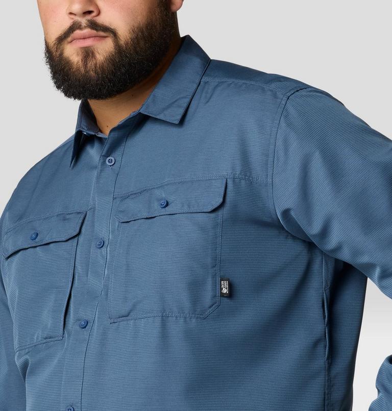 Men's Canyon Long Sleeve Shirt, Color: Zinc, image 13
