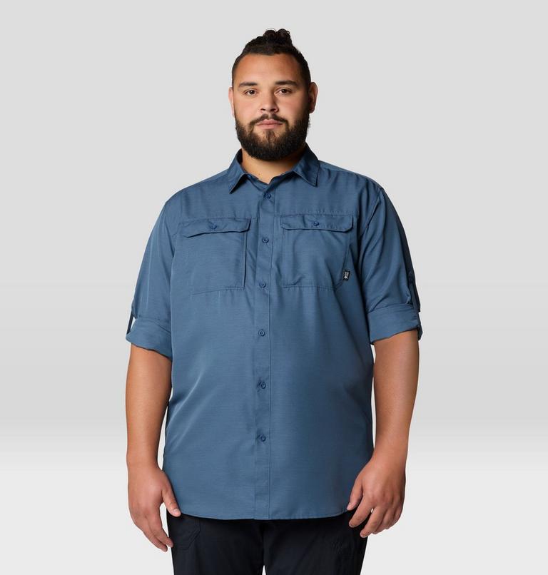 Men's Canyon Long Sleeve Shirt, Color: Zinc, image 8