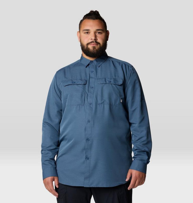 Men's Canyon Long Sleeve Shirt, Color: Zinc, image 9