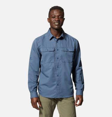 Men's Canyon Long Sleeve Shirt, Color: Zinc, image 1
