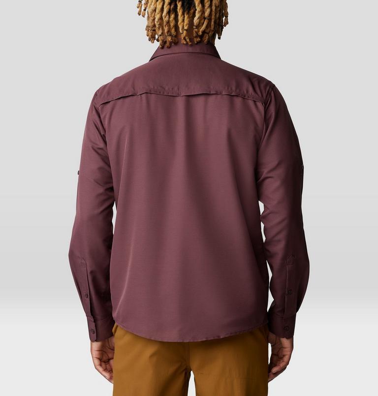 Men's Canyon Long Sleeve Shirt, Color: Blackberry, image 2