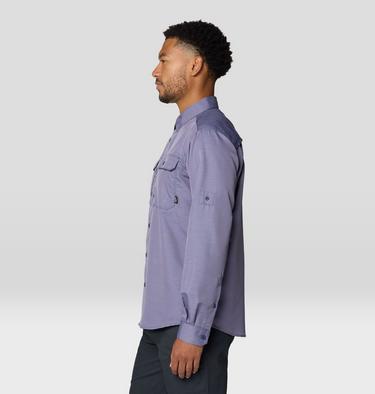 Men's Canyon Long Sleeve Shirt, Color: Dusted Sky, image 24