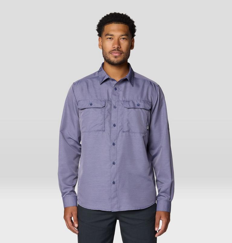 Men's Canyon Long Sleeve Shirt, Color: Dusted Sky, image 1