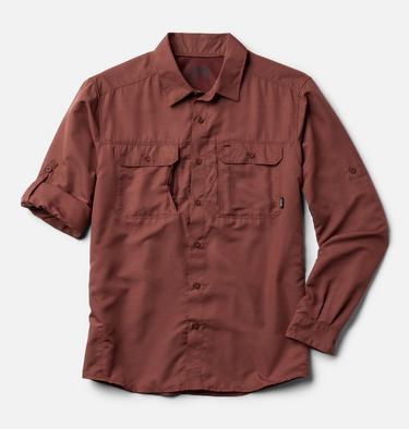 Men's Canyon Long Sleeve Shirt, Color: Bourbon Brown, image 4