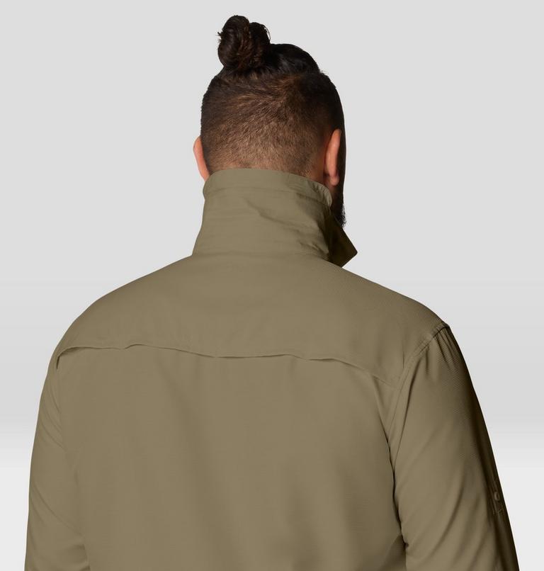 Men's Canyon Long Sleeve Shirt - Tall Size, Color: Stone Green, image 5