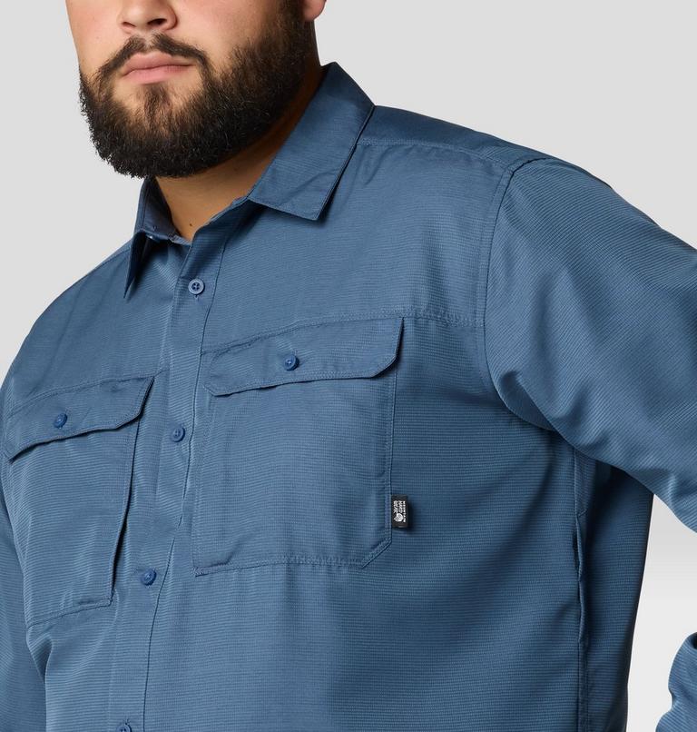 Men's Canyon Long Sleeve Shirt - Tall Size, Color: Element, image 7
