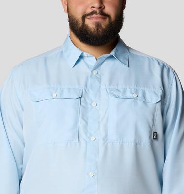 Men's Canyon Long Sleeve Shirt - Tall, Color: Blue Chambray, image 4