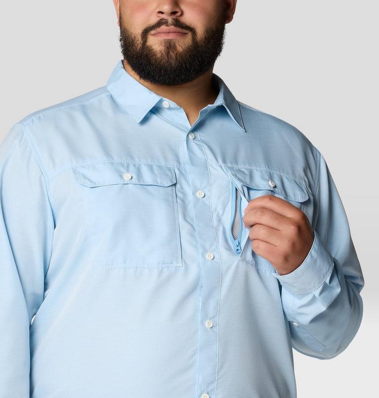 Men's Canyon Long Sleeve Shirt - Tall, Color: Blue Chambray, image 6