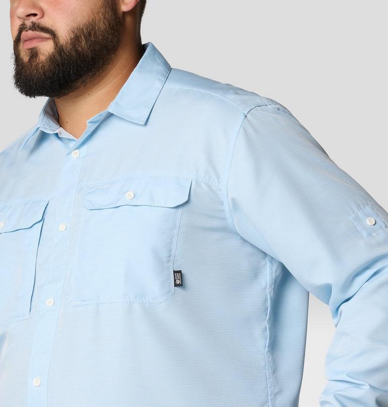 Men's Canyon Long Sleeve Shirt - Tall, Color: Blue Chambray, image 8
