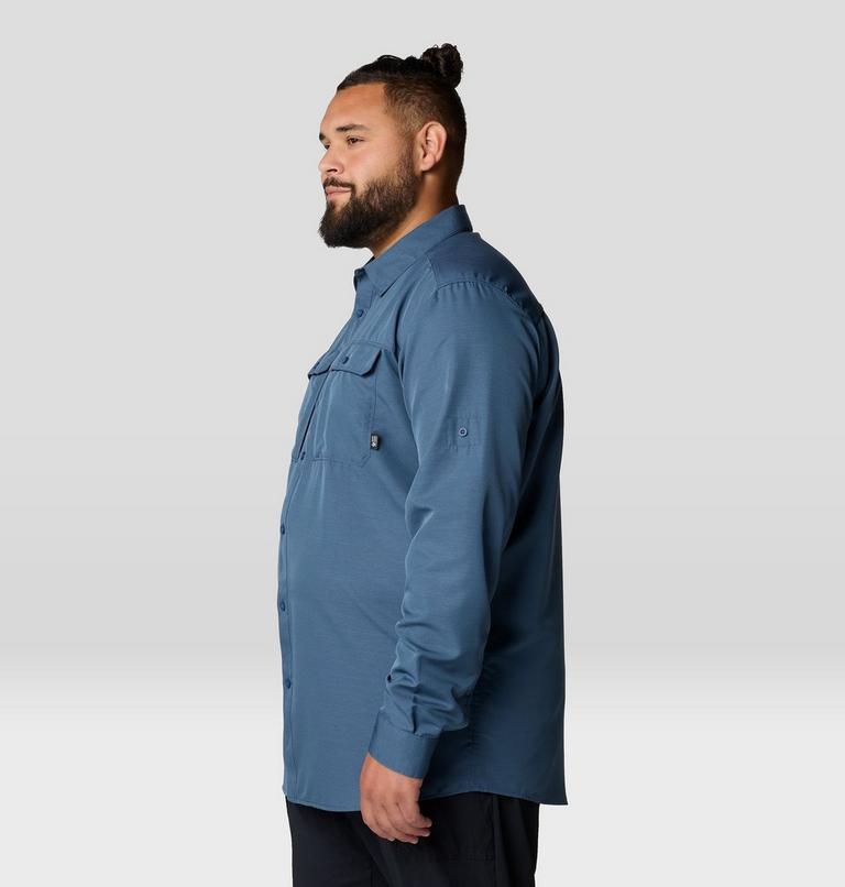 Men's Canyon Long Sleeve Shirt - Tall Size, Color: Zinc, image 3