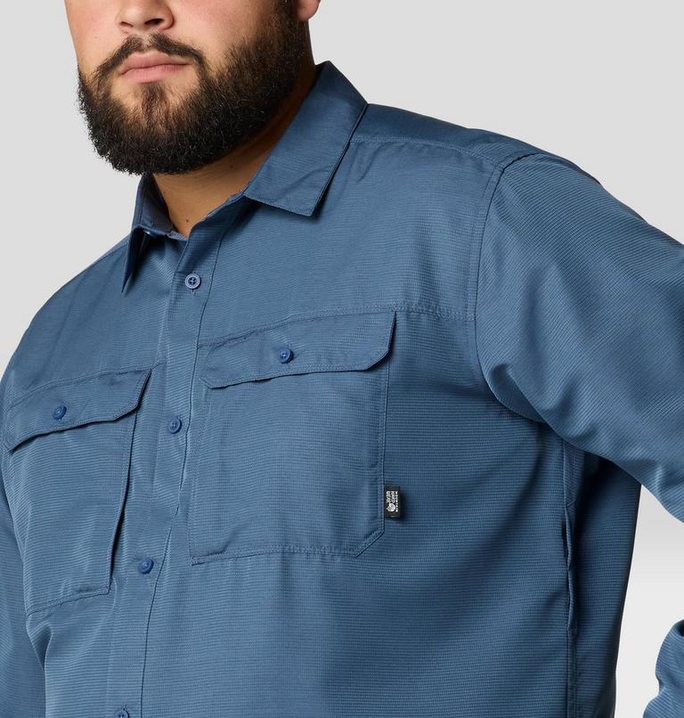 Men's Canyon Long Sleeve Shirt - Tall Size, Color: Zinc, image 7