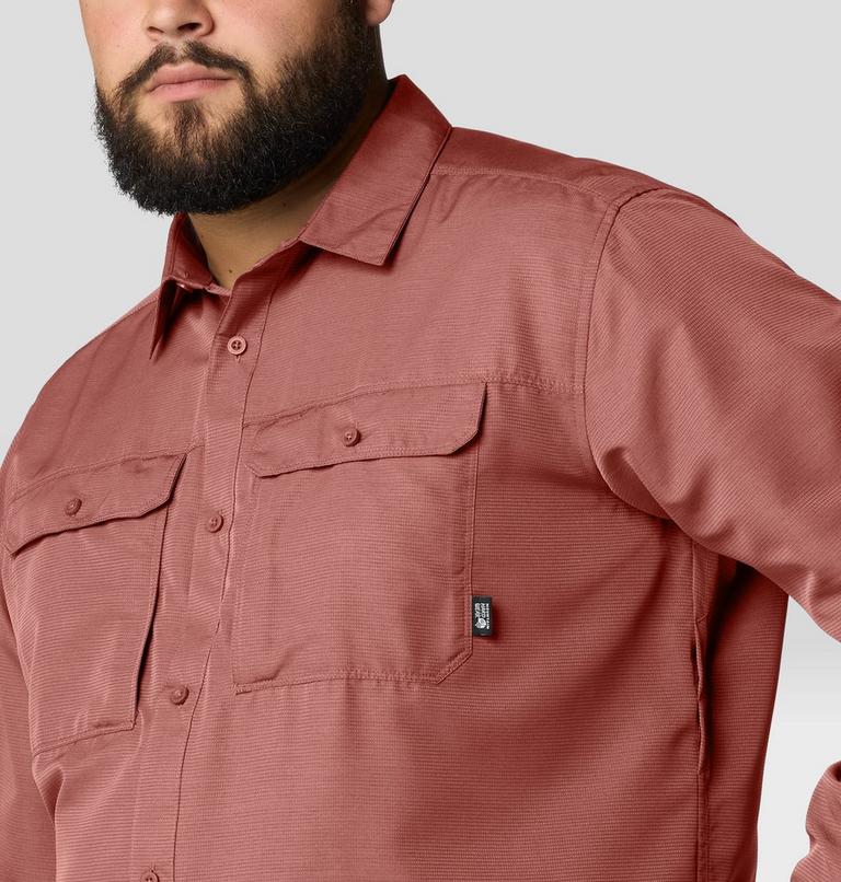 Men's Canyon Long Sleeve Shirt - Tall | 615 | 3XT, Color: Bourbon Brown, image 7