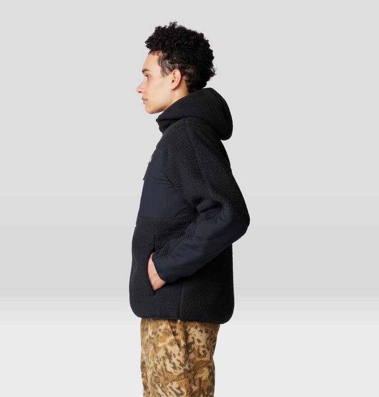Men's HiCamp Fleece Hoody, Color: Black, image 3