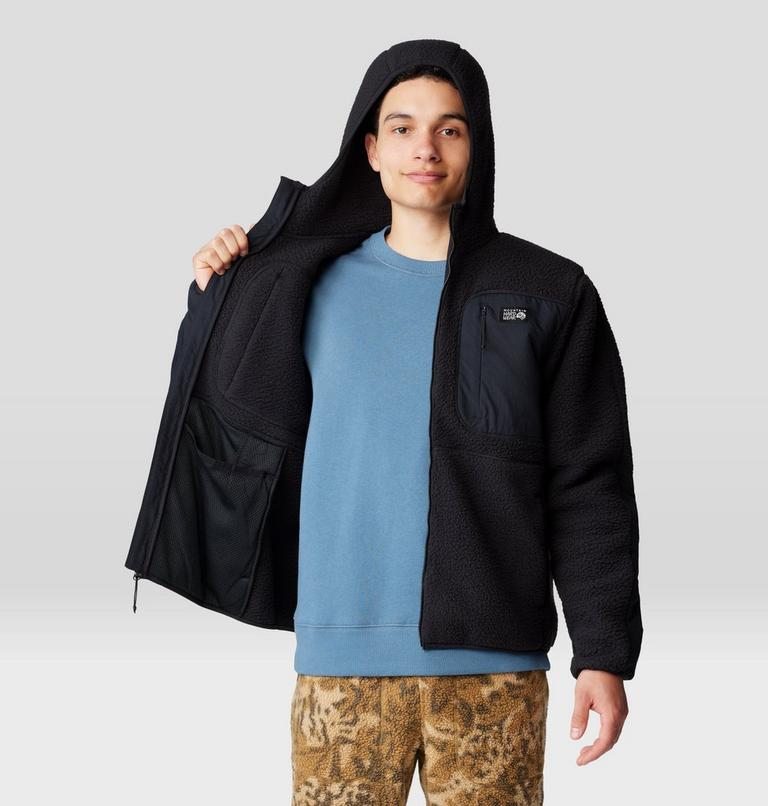 Men's HiCamp Fleece Hoody, Color: Black, image 5