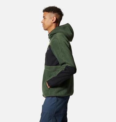 Men's HiCamp Fleece Hoody, Color: Surplus Green, image 3