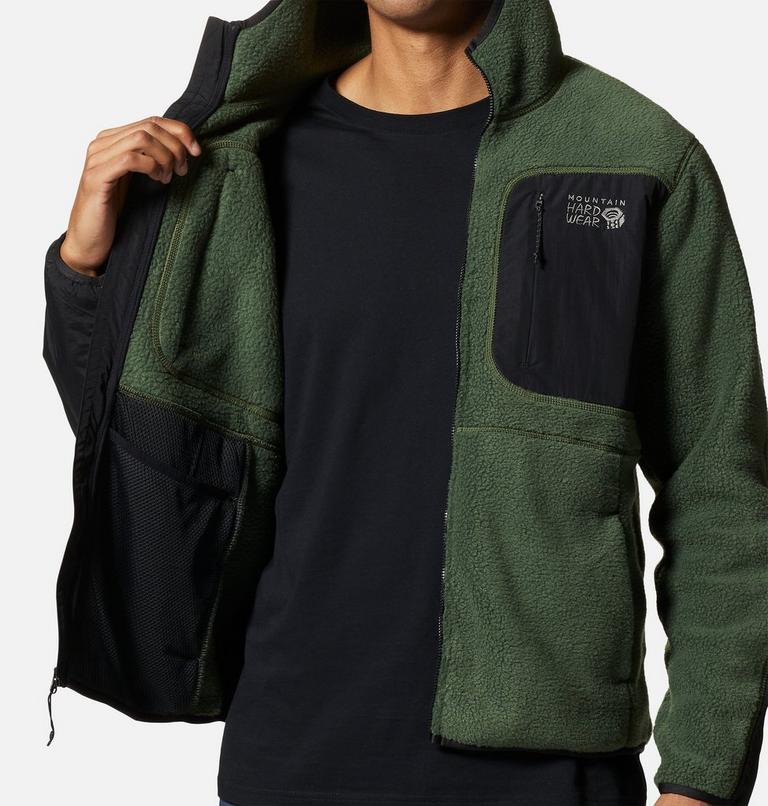 Men's HiCamp Fleece Hoody, Color: Surplus Green, image 5