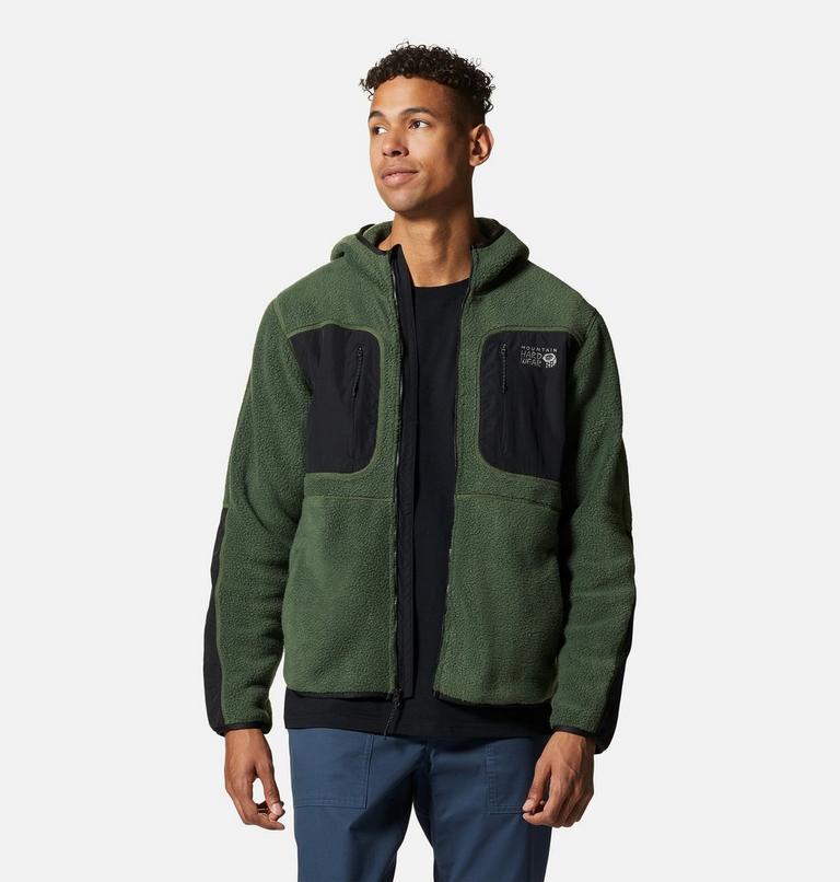 Men's HiCamp Fleece Hoody, Color: Surplus Green, image 6