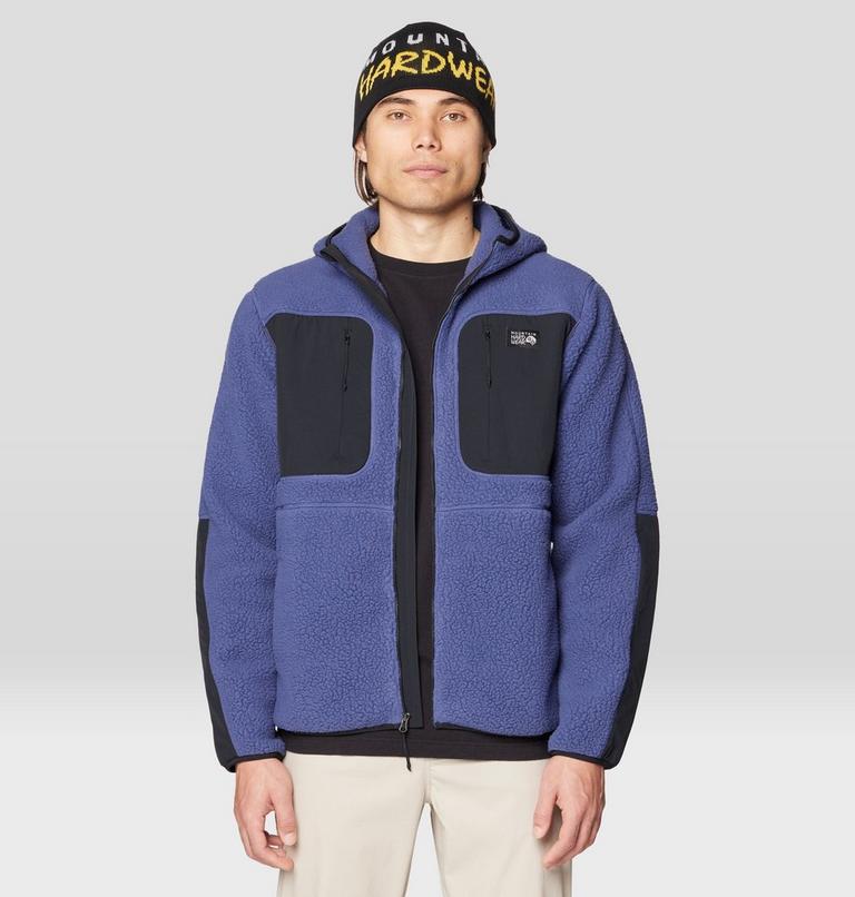 Men's HiCamp Fleece Hoody, Color: Lapis Dusk, image 5