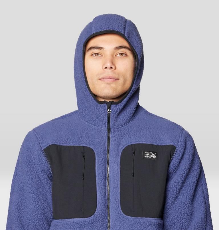 Men's HiCamp Fleece Hoody, Color: Lapis Dusk, image 6