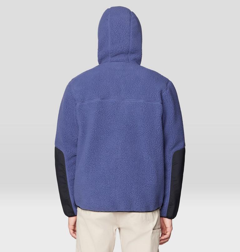 Men's HiCamp Fleece Hoody, Color: Lapis Dusk, image 3