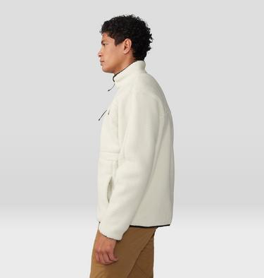 Men's HiCamp Fleece Half Zip, Color: Stone, image 3