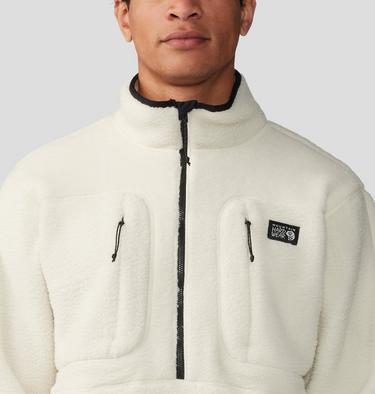 Men's HiCamp Fleece Half Zip, Color: Stone, image 4