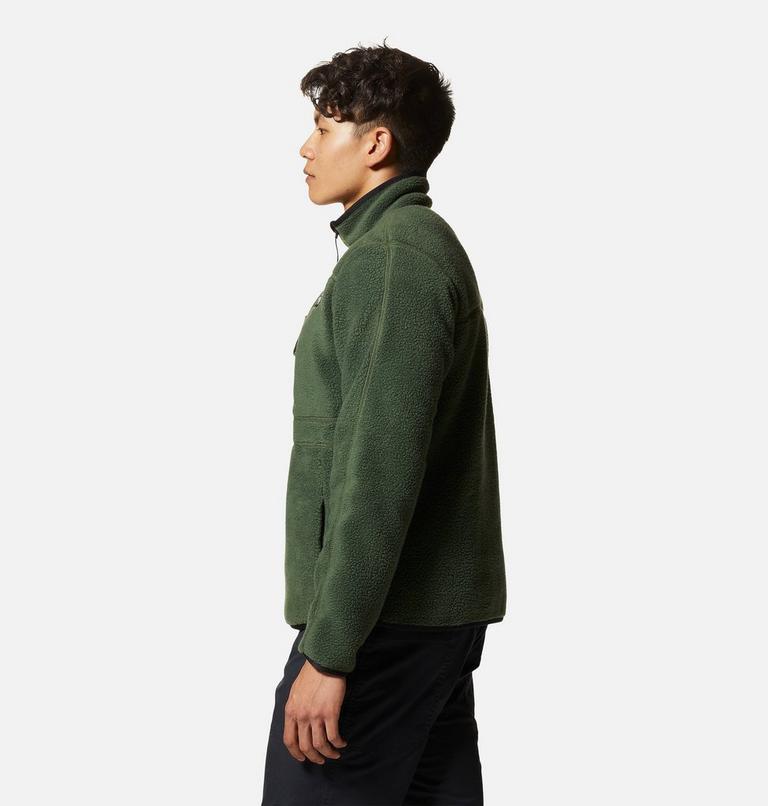 Men's HiCamp Fleece Half Zip, Color: Surplus Green, image 3