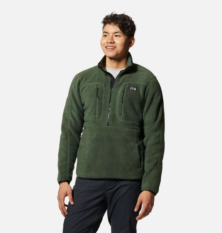 Men's HiCamp Fleece Half Zip, Color: Surplus Green, image 5