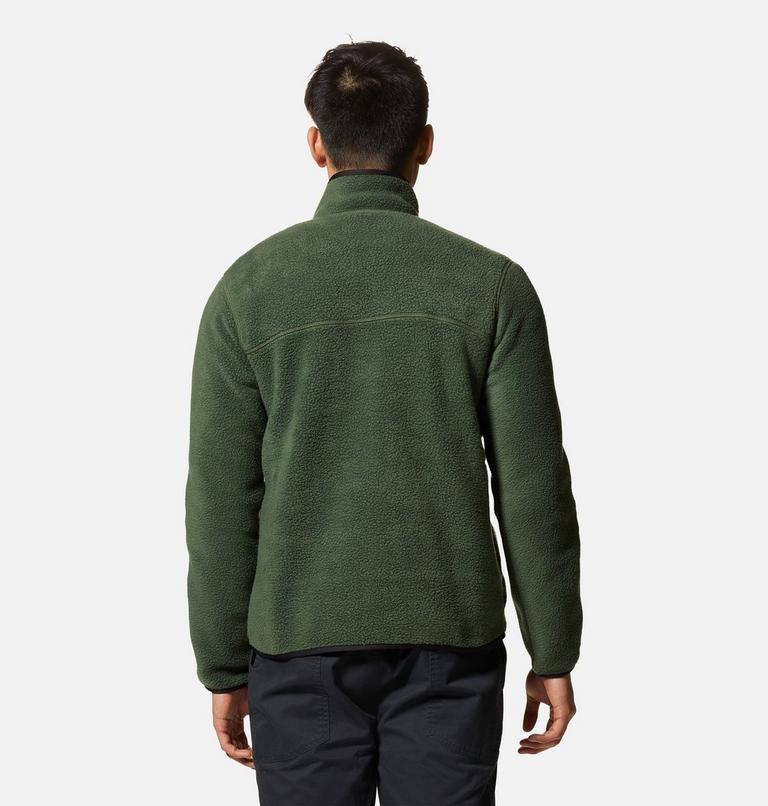 Men's HiCamp Fleece Half Zip, Color: Surplus Green, image 2