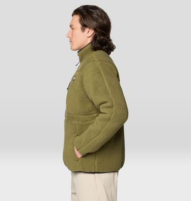 Men's HiCamp Fleece Half Zip, Color: Combat Green, image 7
