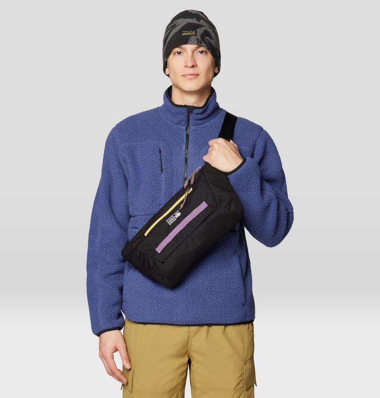 Men's HiCamp Fleece Half Zip, Color: Lapis Dusk, image 4