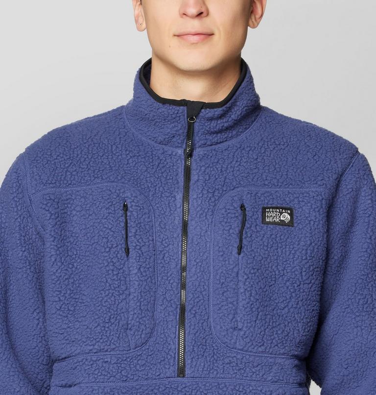 Men's HiCamp Fleece Half Zip, Color: Lapis Dusk, image 5