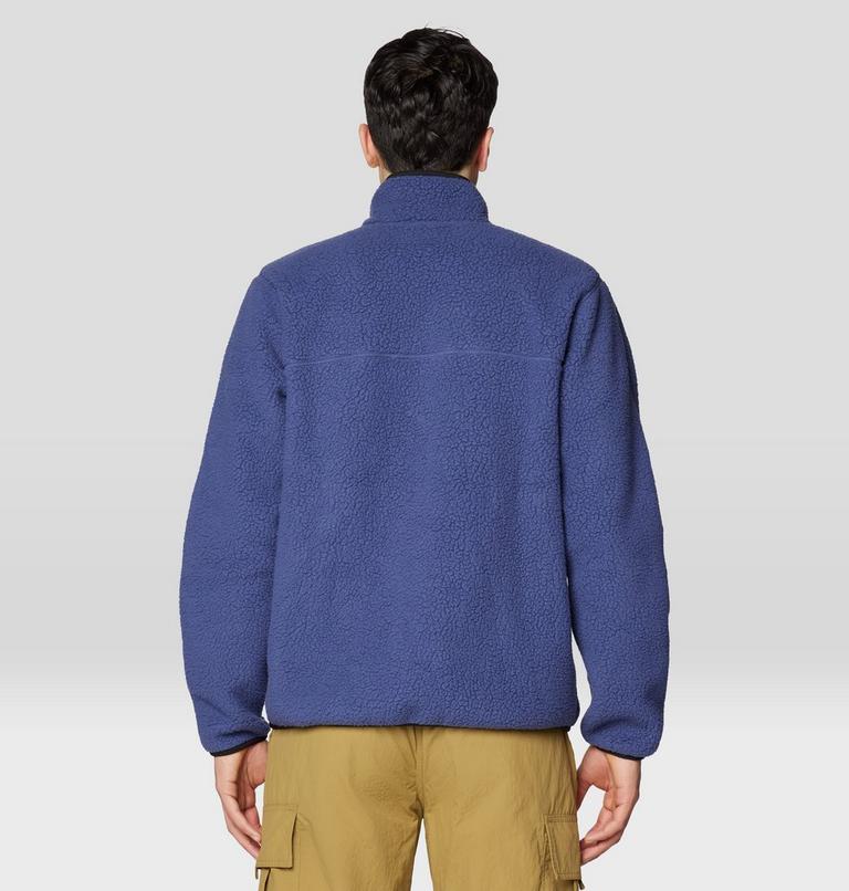 Men's HiCamp Fleece Half Zip, Color: Lapis Dusk, image 2